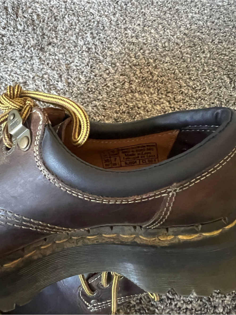 8053 ARC CRAZY HORSE LEATHER PLATFORM CASUAL SHOES - Picture 6 of 8